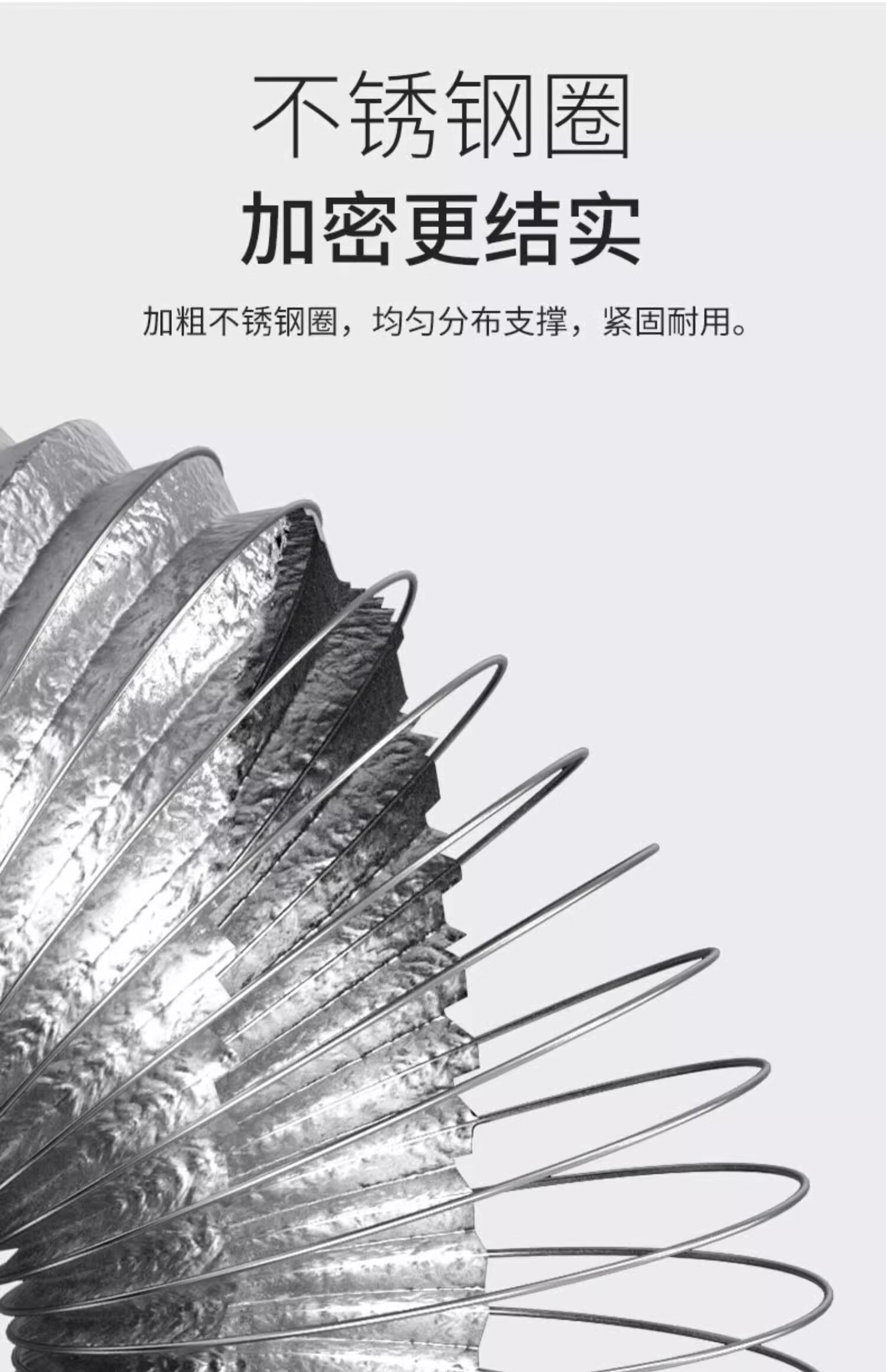 6，浴霸排氣琯吸油菸機排風琯衛生間加厚鋁箔菸琯通風琯道軟琯子配件 【Φ17cm】3m排菸琯道