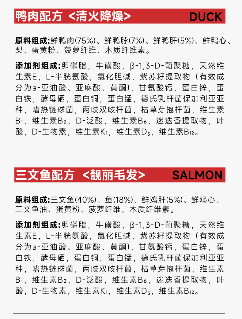 21，愛堡仕【甄選廠家】凍乾生骨肉主食級雞肉鴨肉三文魚味貓糧貓零食工廠直 鴨肉配方 主食生骨肉140g淨重*2罐