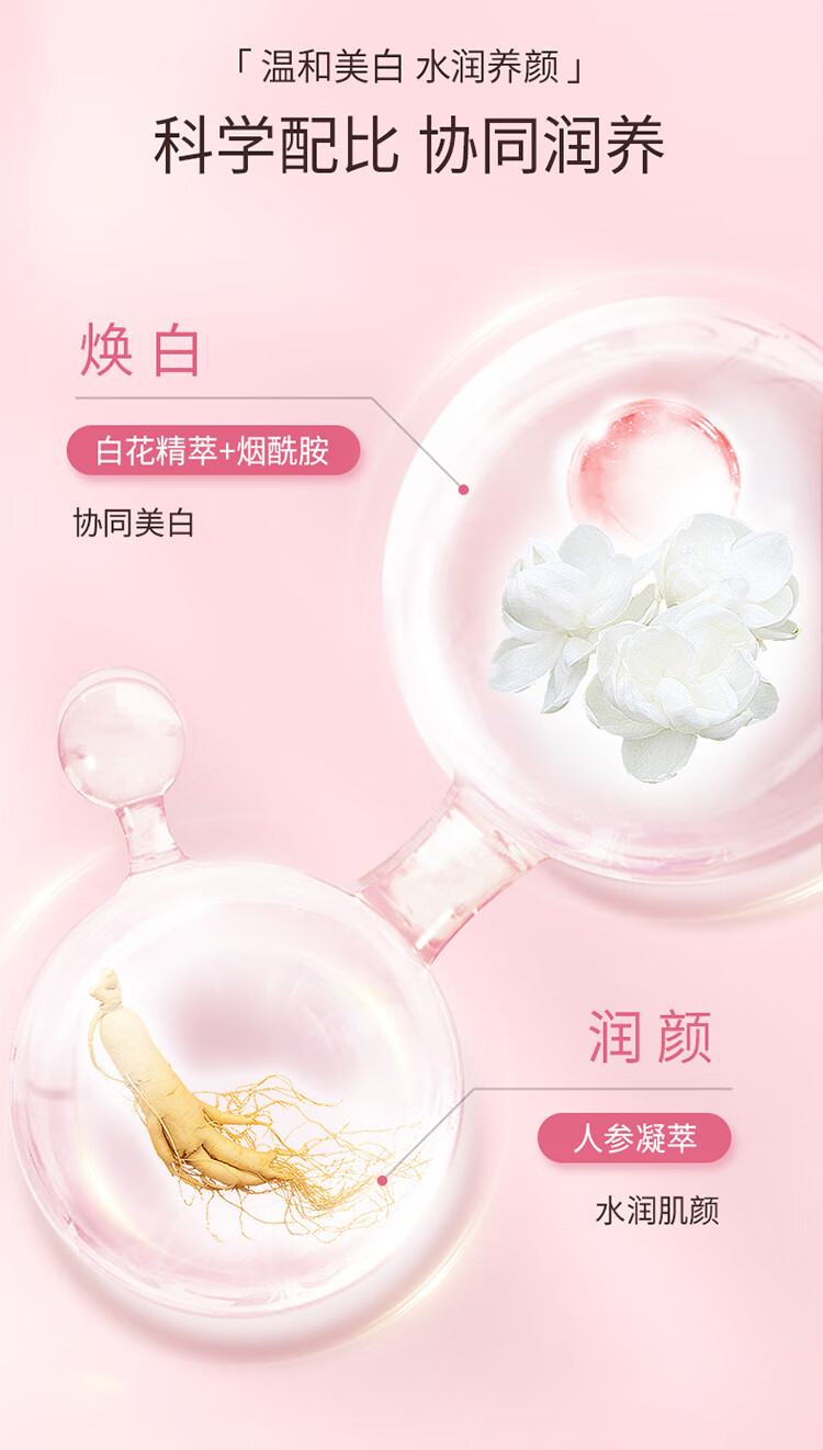 屈臣氏（Watsons）【屈臣氏】燕窝补水保湿滋润男女通用全新升级50克系列 皙白沁润面霜清润 50g