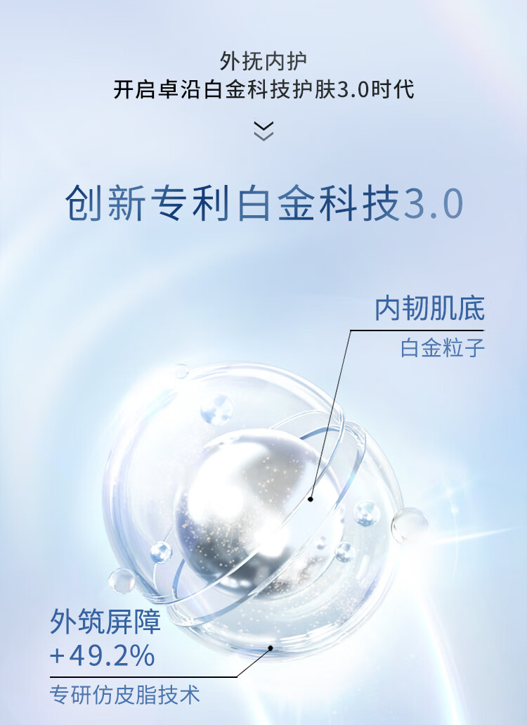 卓沿（SKIN ADVANCED）屈臣氏SA.卓沿白金舒润保湿浸润润唇膏 4g*2