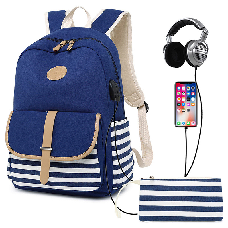 

berchirly True Blue, Девочка Холст Schoolbag