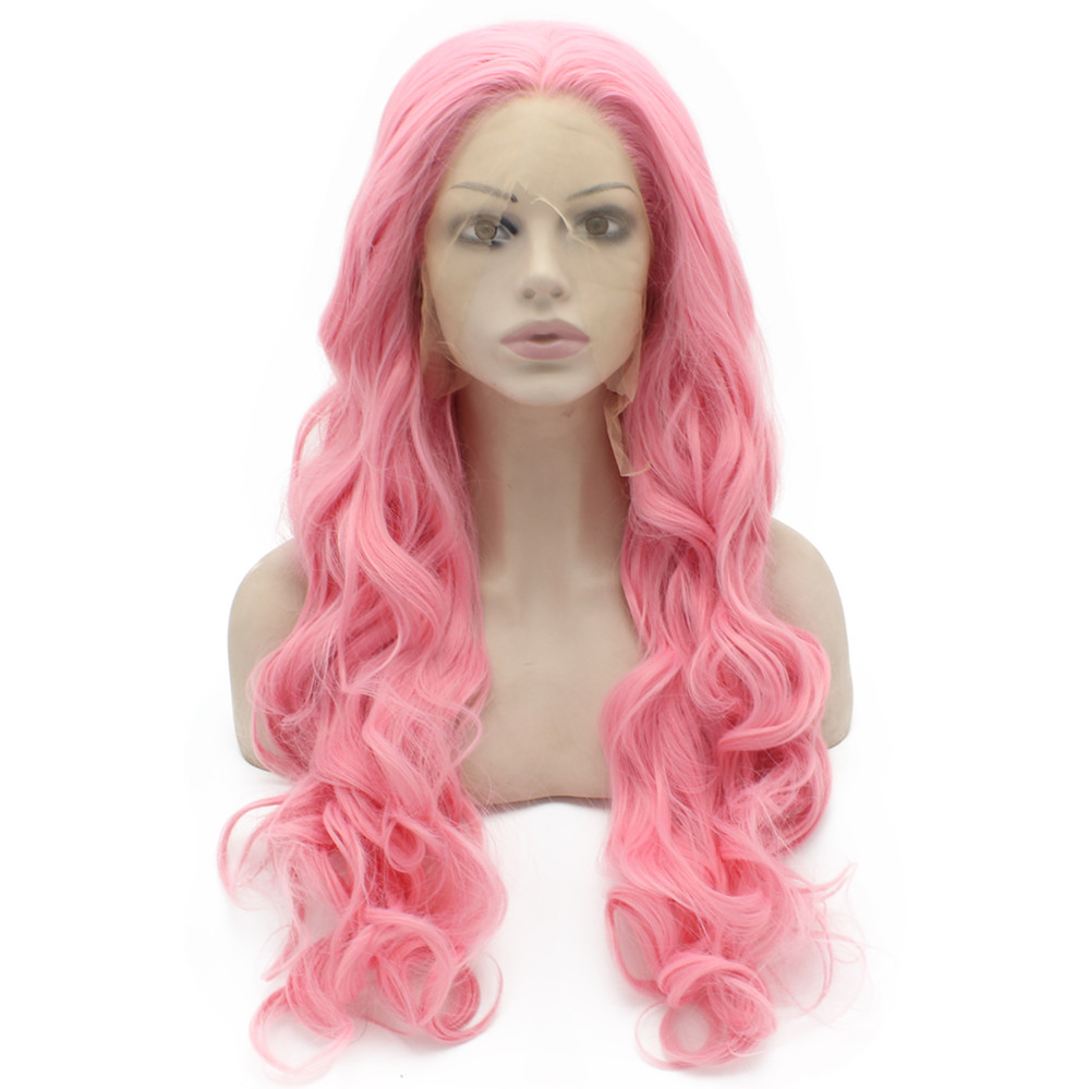 

iwona, pink lace wig synthetic