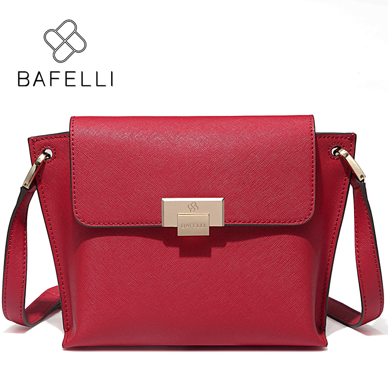 

BAFELLI Red, BAFELLI новые женщины прибытия сплит кожаные hobos