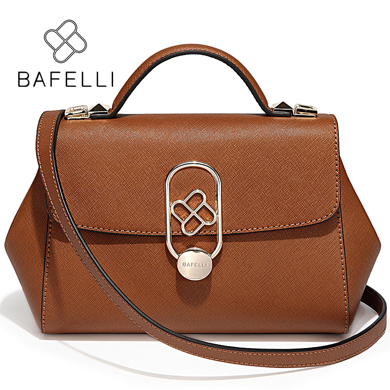 

BAFELLI Brown, осенью и зимой новая кожаная сумка из плексигласа