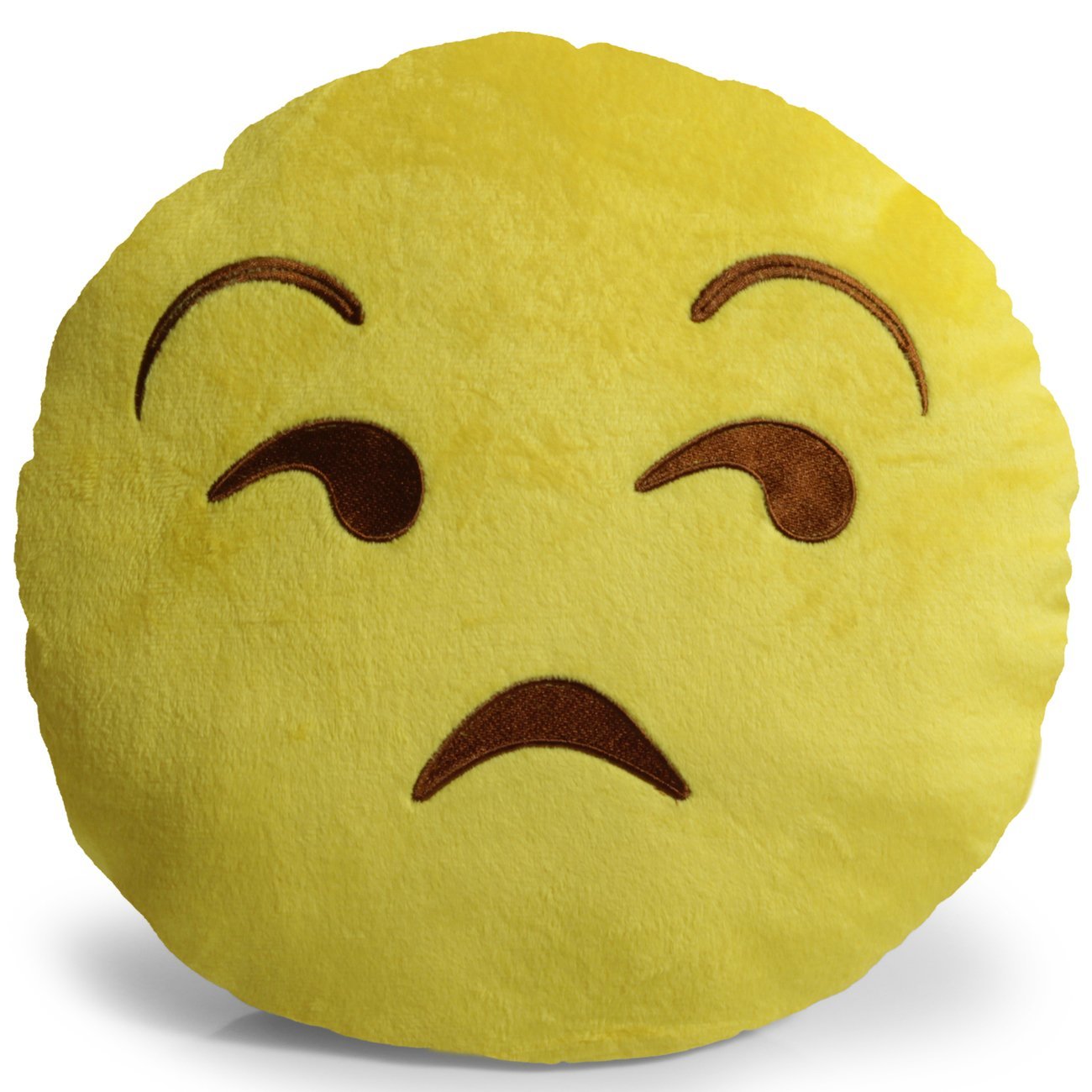 

mooncolour, Emoji Movie Unamused Pillow Плюшевая круглая подушка Фаршированная игрушечная ку