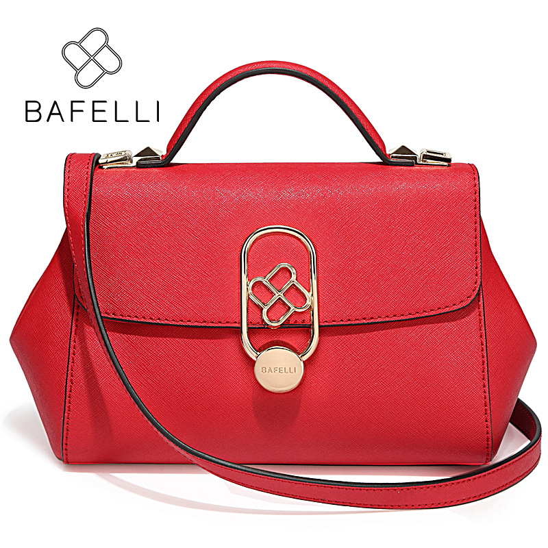 

BAFELLI Red, осенью и зимой новая кожаная сумка из плексигласа