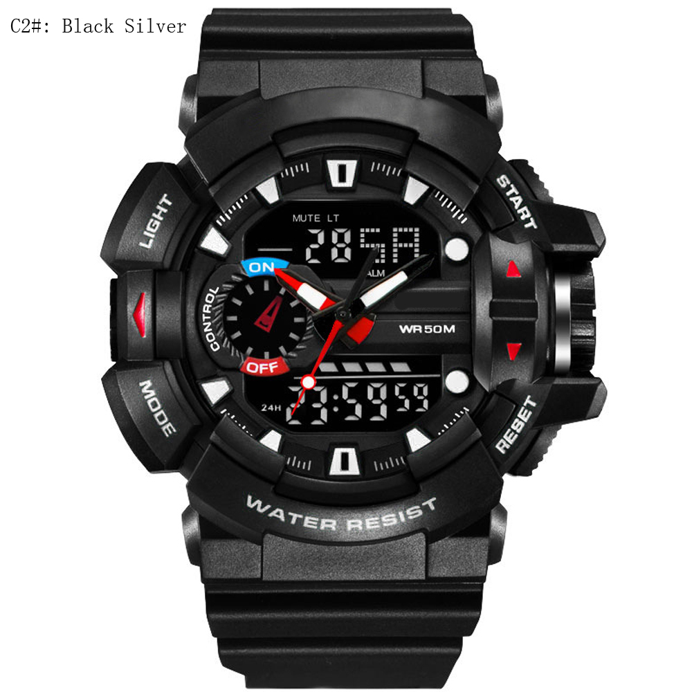 

BangLong C2, Модные моды Мужские спортивные часы Мужские светодиодные цифровые кварцевые
