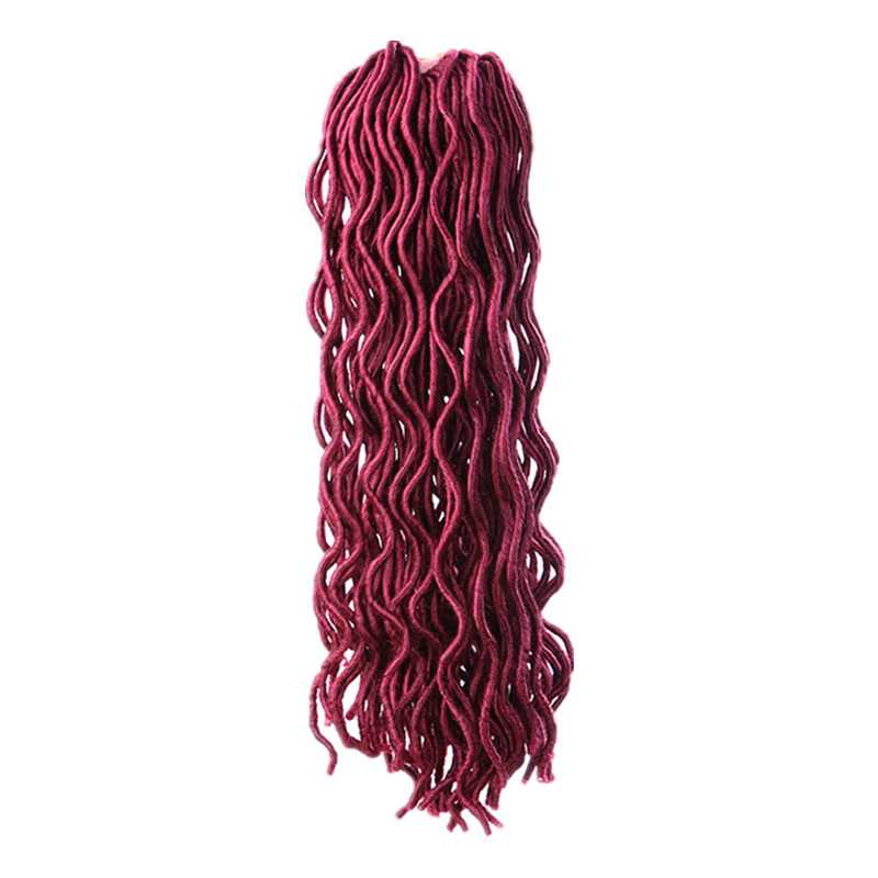 

SAMBRAID Burg 20 inches, Faux Locs Curly