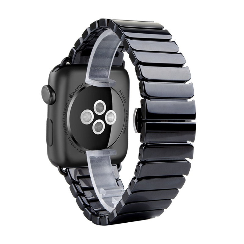 

PINSENDA Чёрный цвет 38MM, Ceramic Bracelet Strap