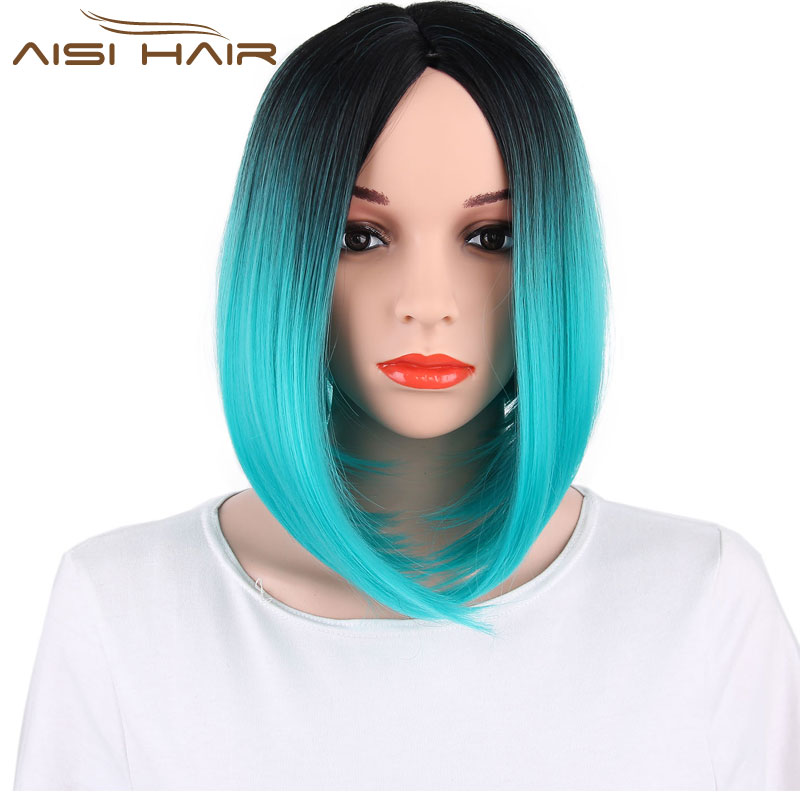 

AISI HAIR T1BGreen 12 inches, 8 Цветной патрон тень