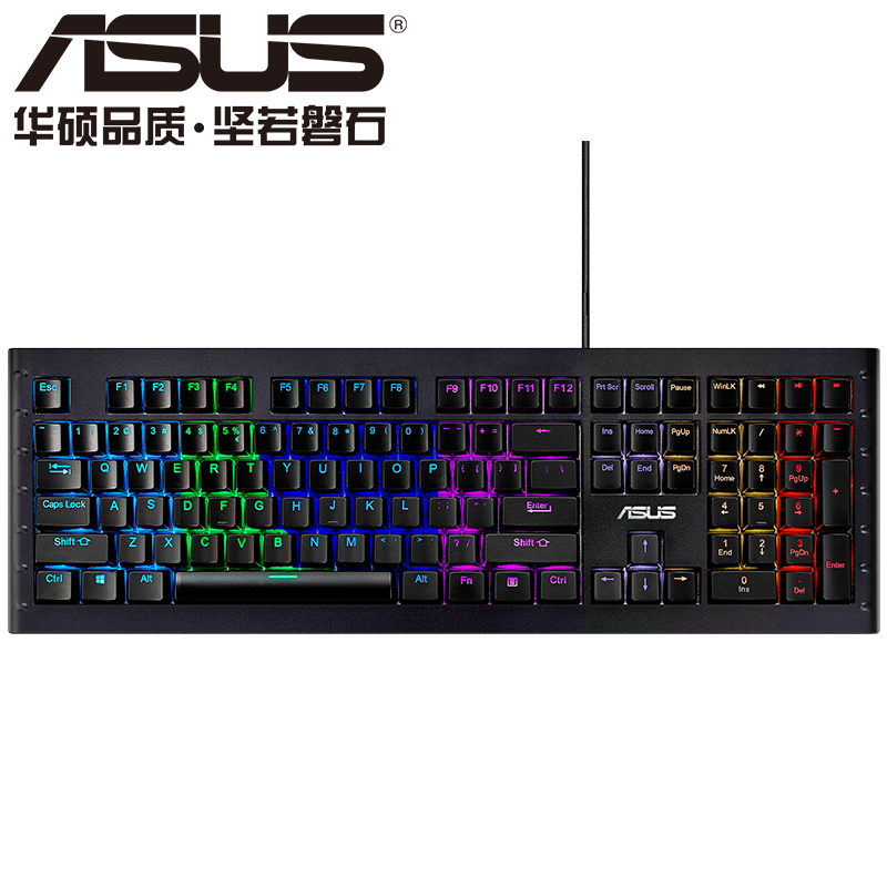 

ASUS RGB Вишневый зеленой оси механические клавиатуры дефолт