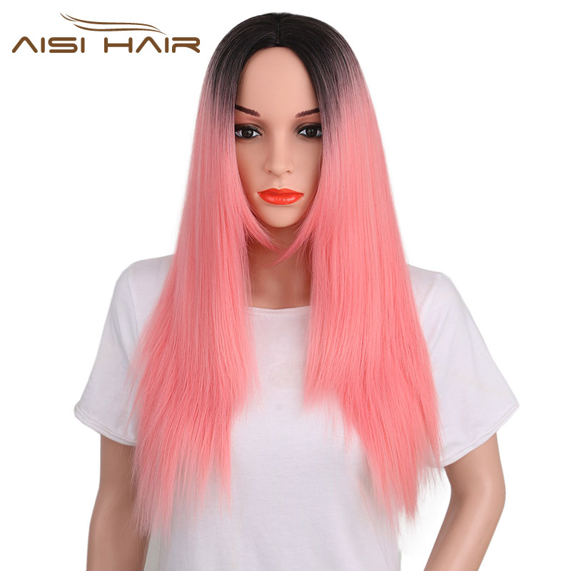 

AISI HAIR Pink, 7 цветных париков