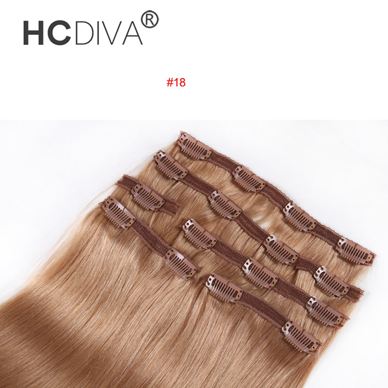 

HCDIVA 18 18 дюймов, Расширения человеческих волос