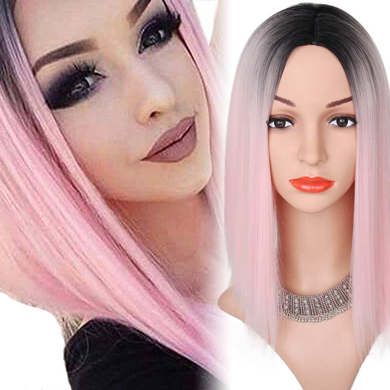 

AISI HAIR Pink 14 inches, ombre парик