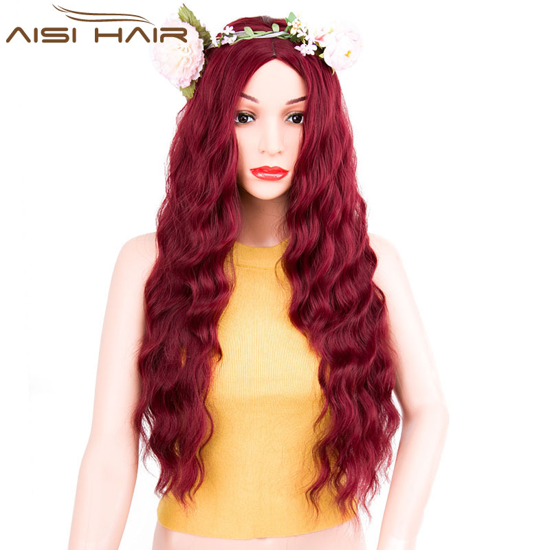 

AISI HAIR Red 30 inches, Красный Черный