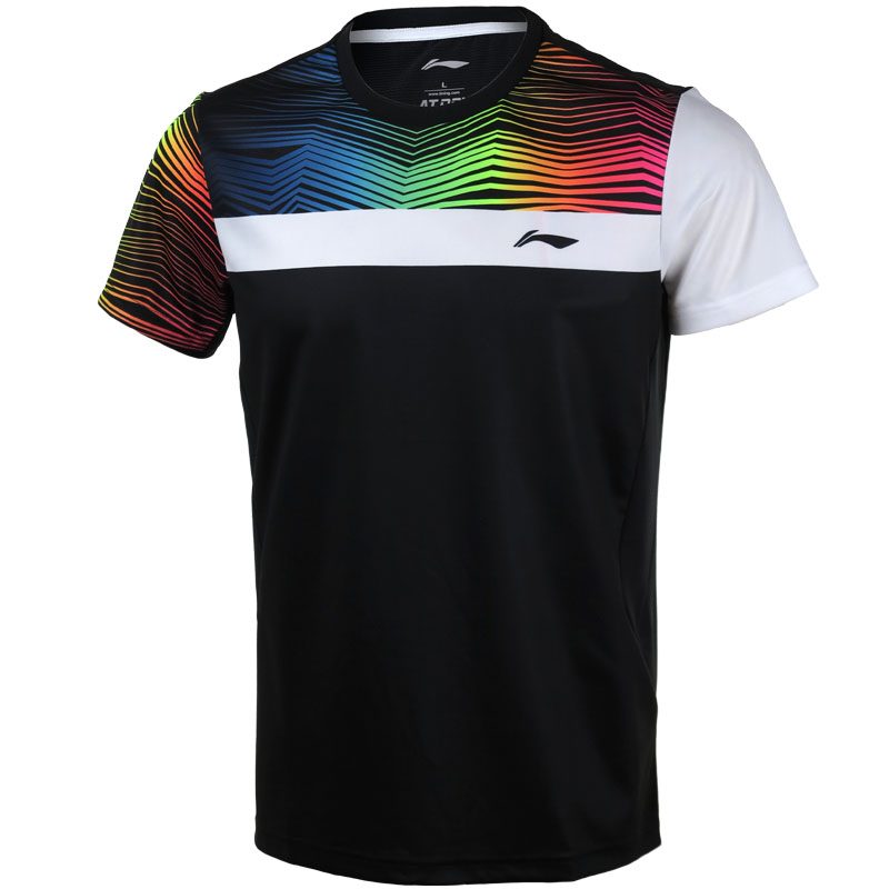 

LI-NING Мужские топы Standard Black Мужская одежда 3XL 190