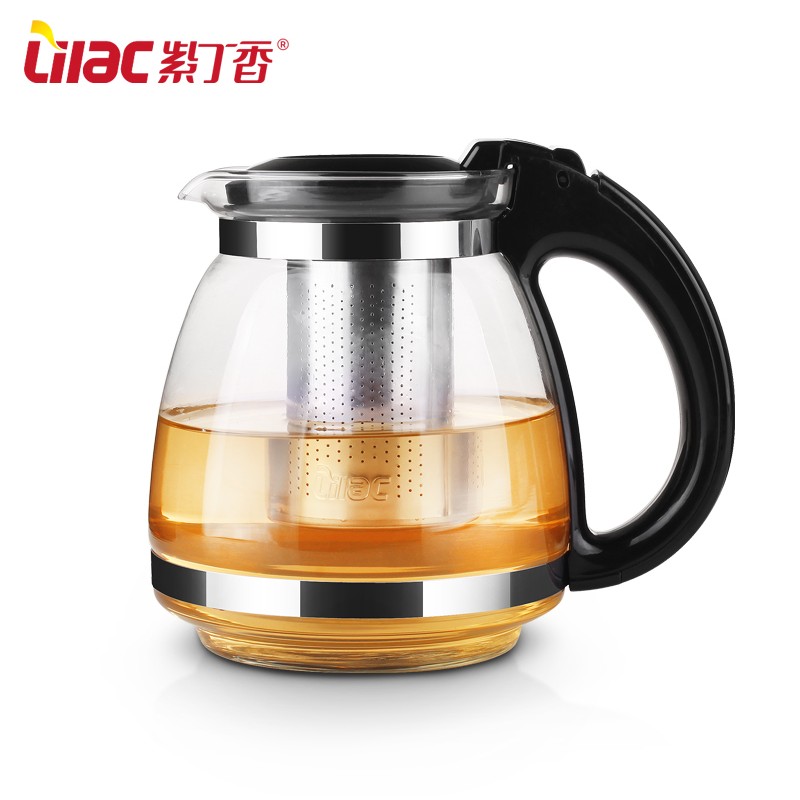 

LiIac Разноцветный, Thickened glass pot