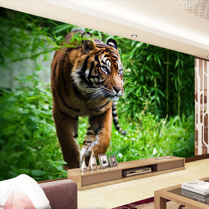 

Colomac Смешанный цвет, Tiger Living Room TV Background Wall Mural