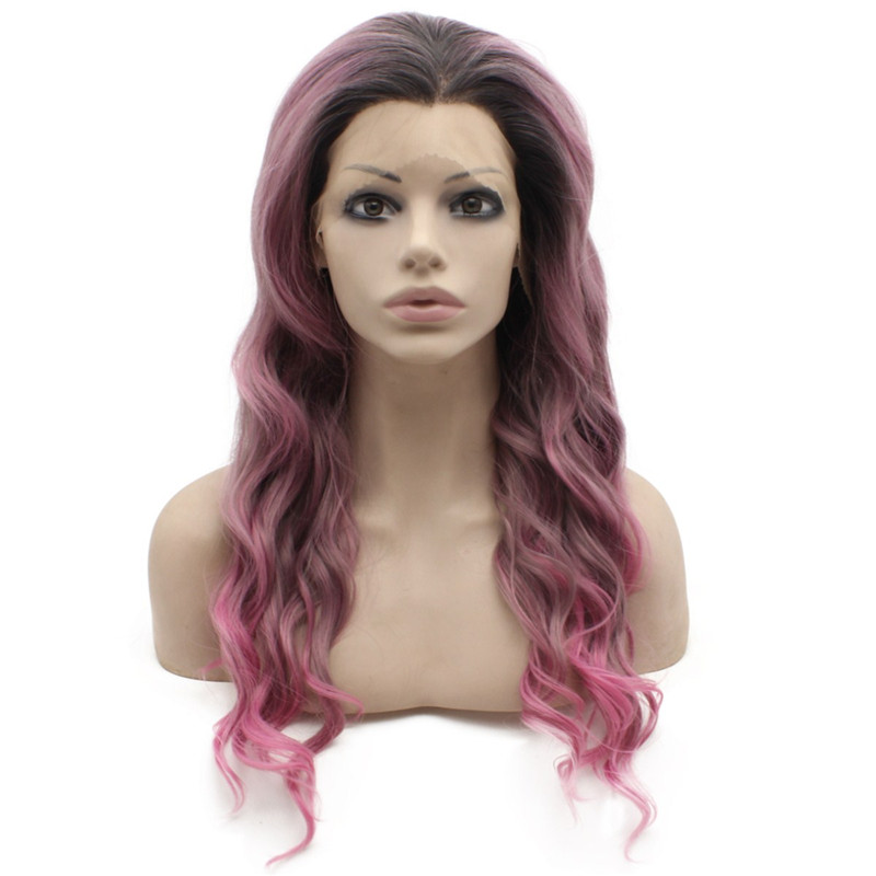 

iwona, ombre wig pink gray