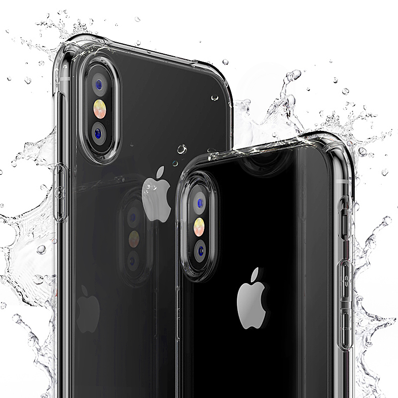 

JD Коллекция iPhoneX в перспективе пыль мягкой секции оболочки прозрачный дефолт