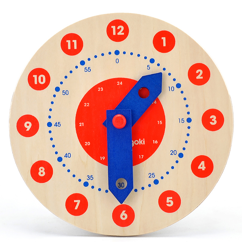 фото Goki toys goki clock learn the time