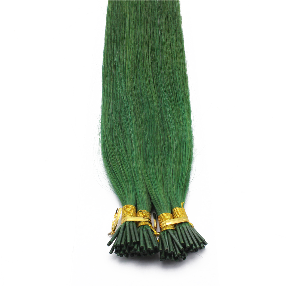 

iwona Green 18 inches, I tip hair extension