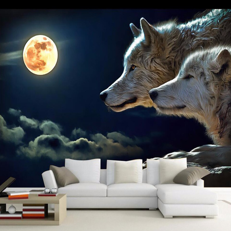 

Colomac Смешанный цвет, Обои для рабочего стола Moonlight Wolf