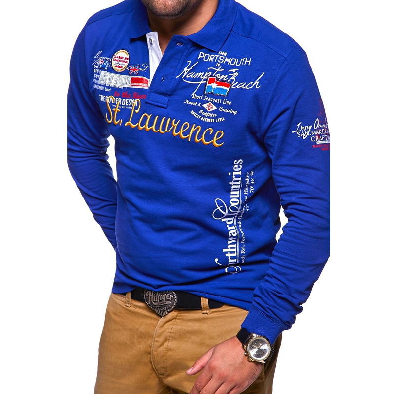 

ZOGAA Синий цвет Номер, fashion