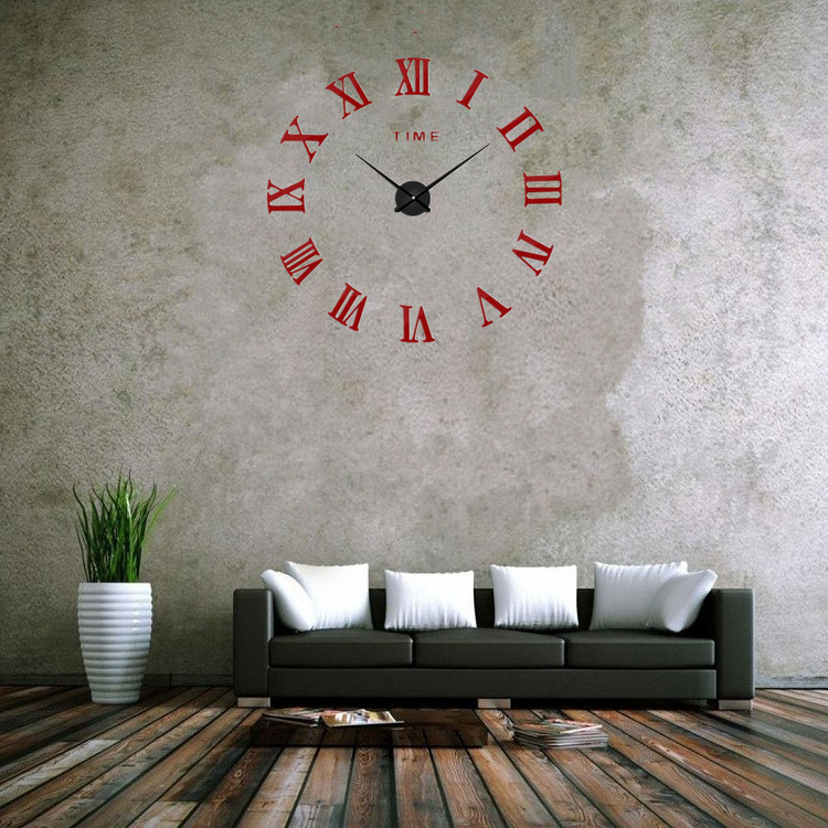фото Часы настенные часы настенные часы электронные электронные настенные декоративны suwumu красный цвет