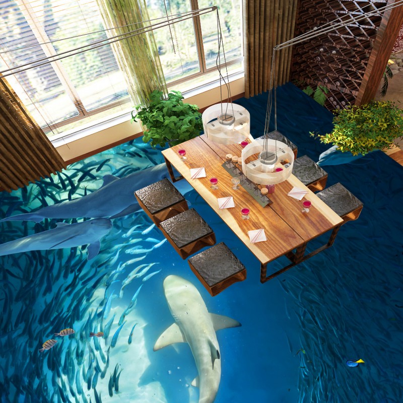 

Colomac Смешанный цвет, 3D-наклейка для пола