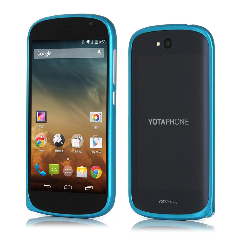 

DER-LANS Небесно-голубой, Yota Phone 2 Ультратонкий алюминиевый корпус для