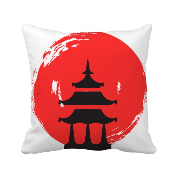 Кт 1312. Japanese Square Pillow.