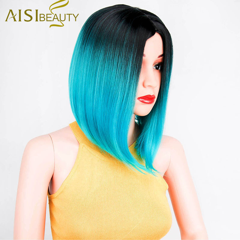 

1s a wig Green 12 дюймов, Синтетический парик