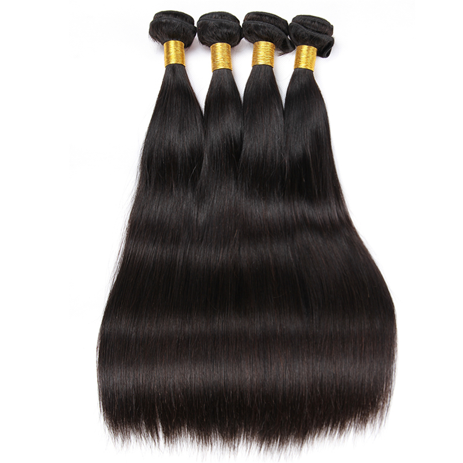 

cy may hair 22 22 24 24, 6A Натуральные черные бразильские волосы Virgin Hair Straight 4pcs Weave