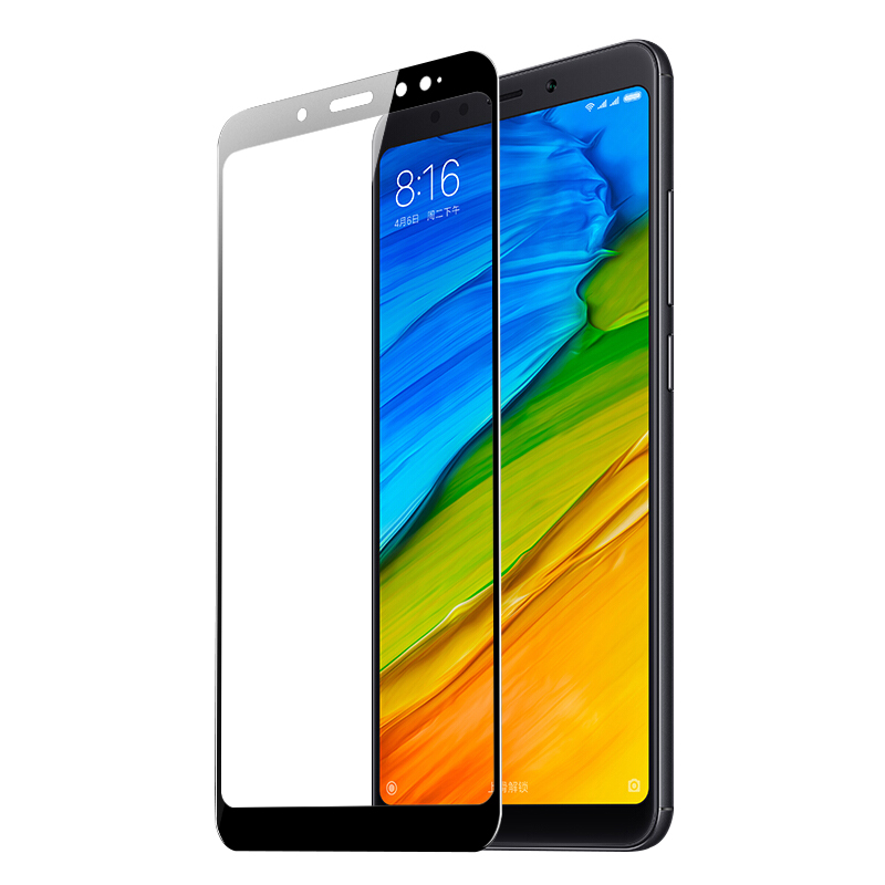 

JD Коллекция Черный Redmi Note 5, Защитное закаленное стекло