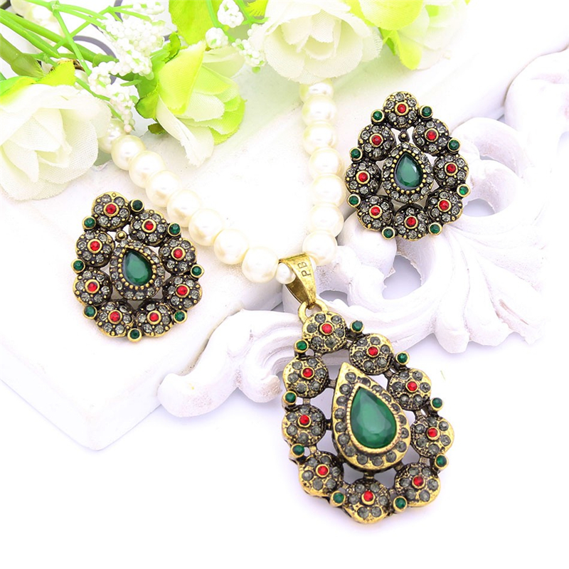 

SUNSPICE MS Зеленый, Rhinestone бисером наборы ювелирных изделий