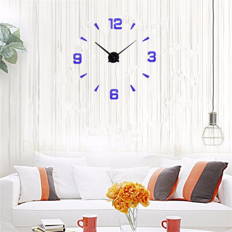 фото Часы настенные часы настенные часы электронные электронные настенные декоративны suwumu синий цвет