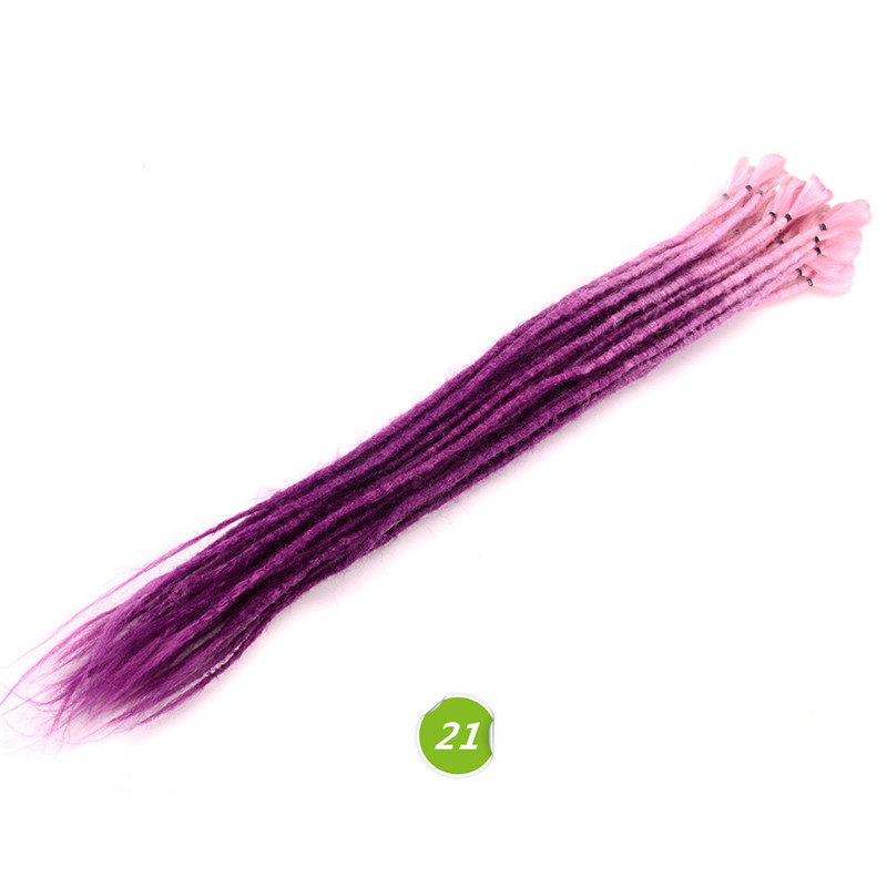 

21 24 дюймов, Dreadlocks Hair Extensions