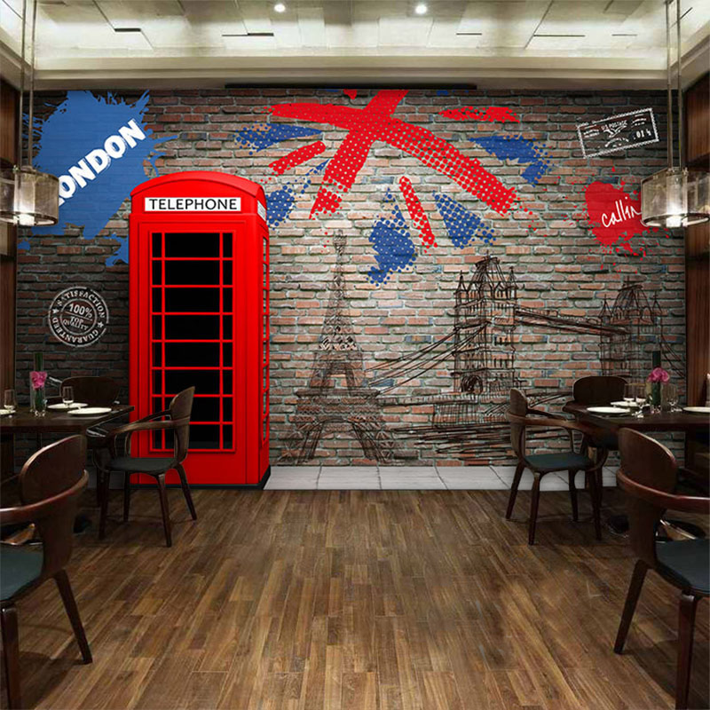 

Colomac Смешанный цвет, Кирпичная стена Mural Обои