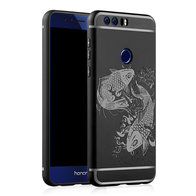 

GRASALE Черный, case For Huawei Honor 8