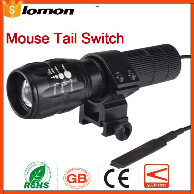 

lomon Черный 200m-500m, LED Flashlight