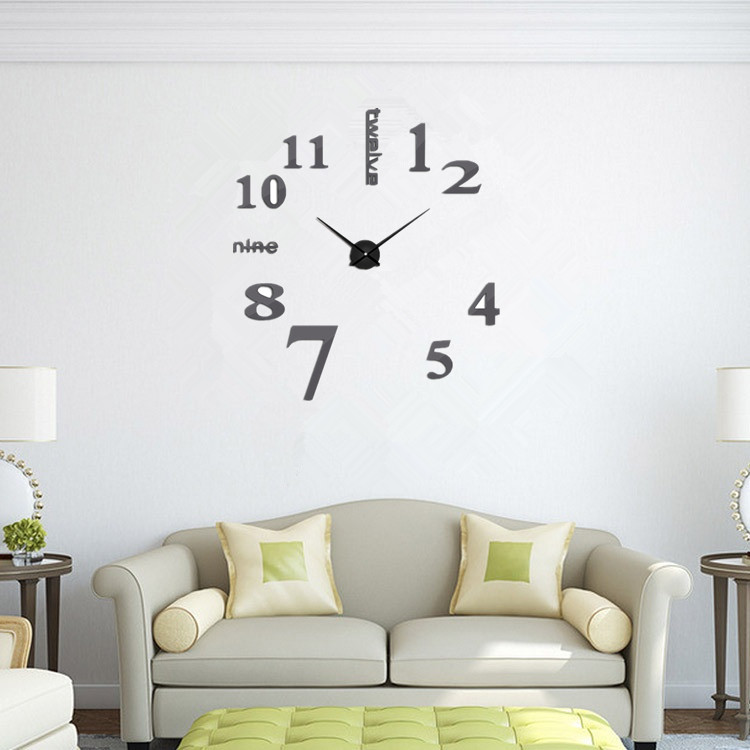 фото Часы настенные часы настенные часы электронные электронные настенные декоративны suwumu серый цвет