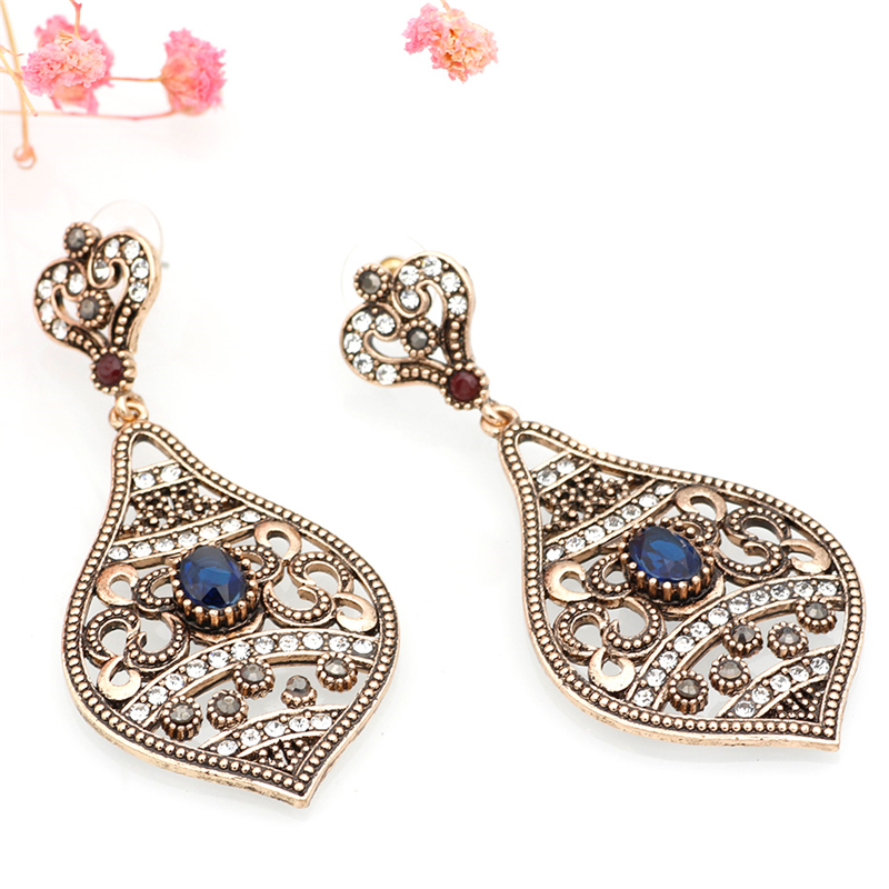 

SUNSPICE MS Blue, Серьги круглой смолы Vintage