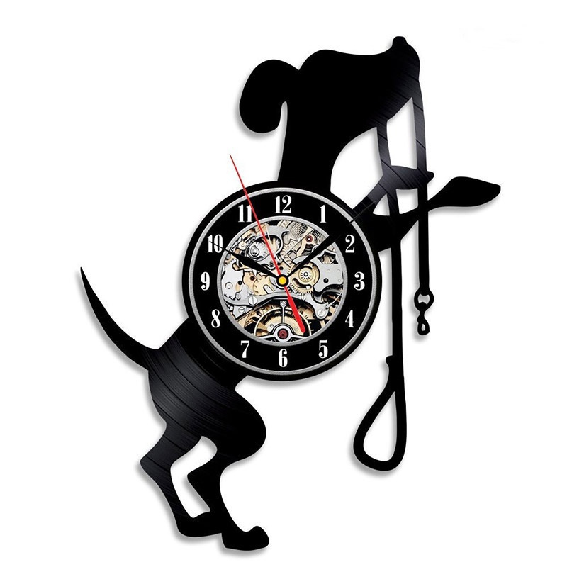 

BOGAO черный, DOG CLOCK