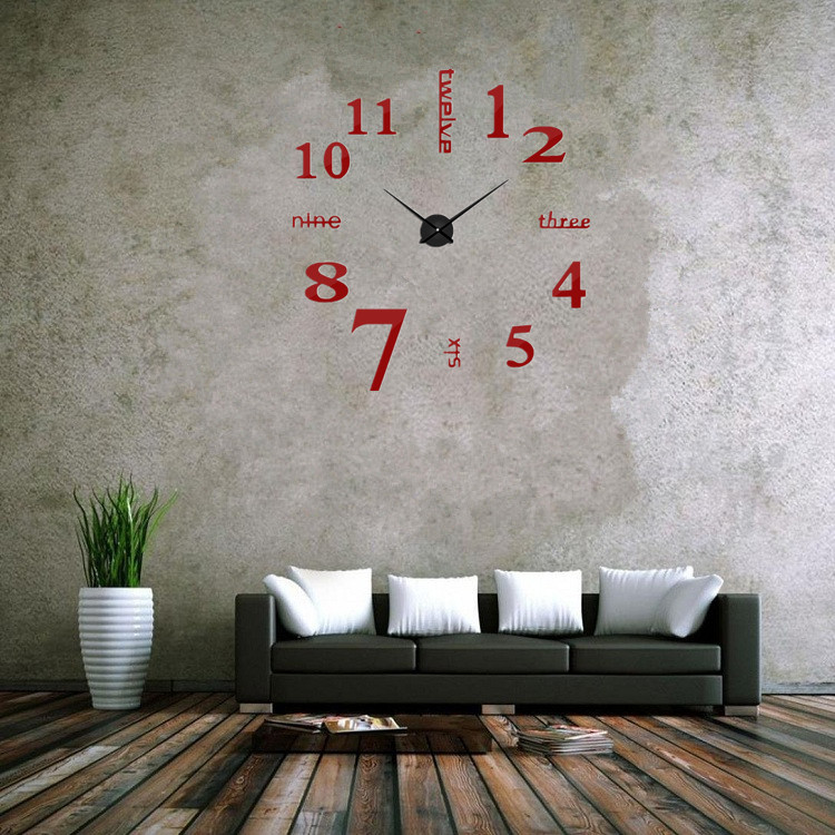 фото Часы настенные часы настенные часы электронные электронные настенные декоративны suwumu красный цвет