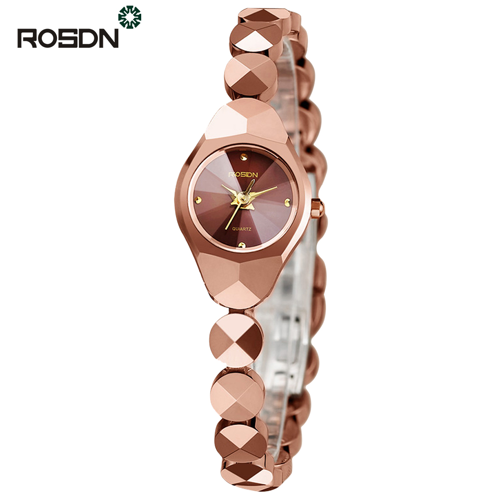 

ROSDN Розовой золотой цвет, gold bracelet watch