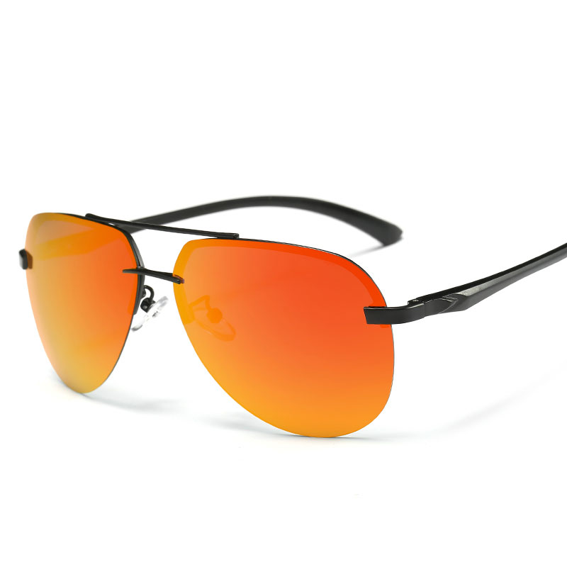 фото Поляризованные солнцезащитные очки likeu s no5 черный и оранжевый красный