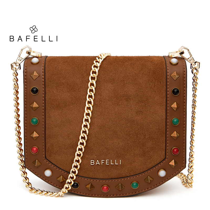 

BAFELLI Коричневый цвет, кожаная сумка из натуральной кожи