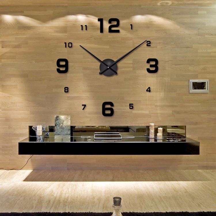 фото Часы настенные часы настенные часы электронные электронные настенные декоративны suwumu чёрный цвет
