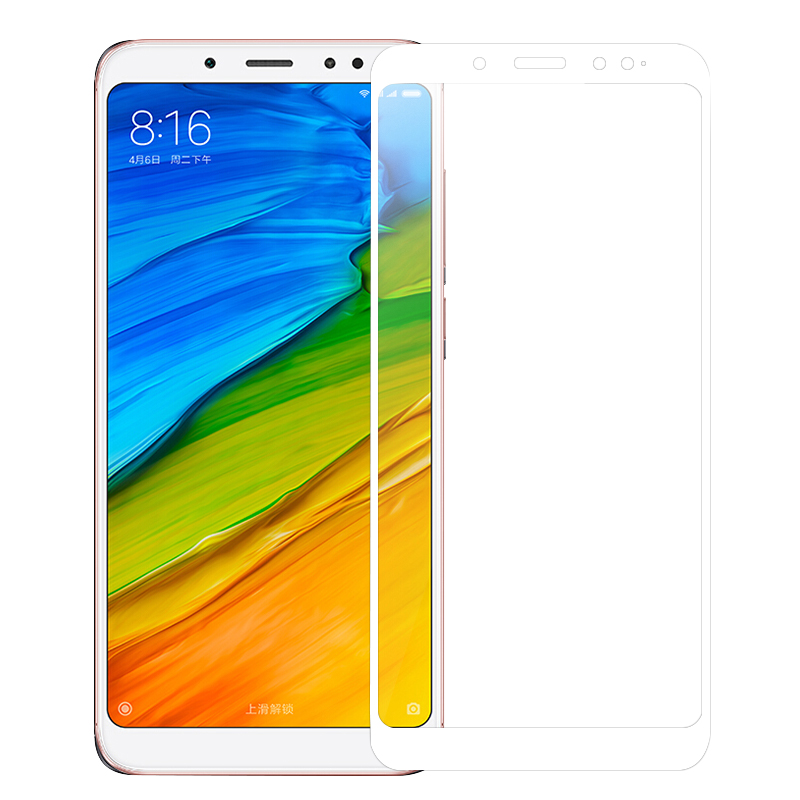 

JD Коллекция белый Примечание Redmi 5, закаленное стекло